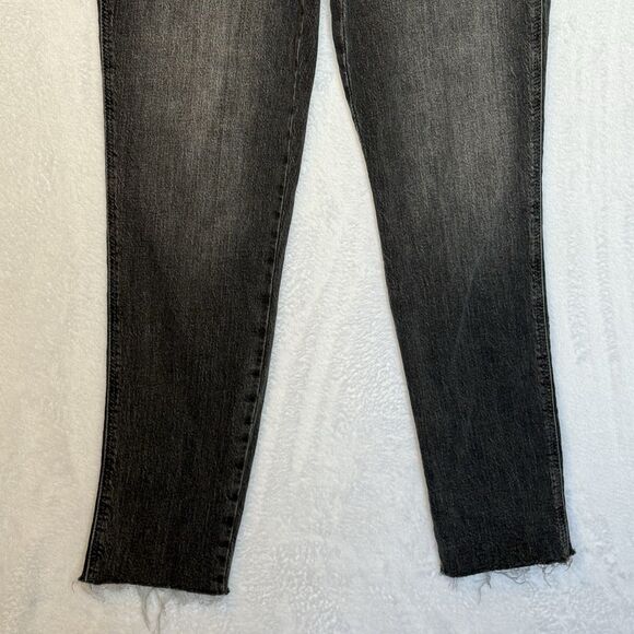 Old Navy Jeans Women's 2 High-Rise Vintage Slim Stretch Raw Hem Smooth Pockets - Picture 7 of 16